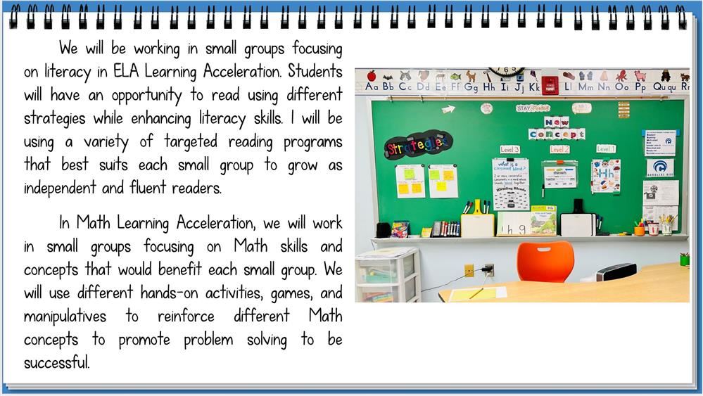 Teacher Page
